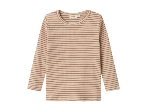 Lil Atelier sheer bliss stribet top